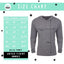the size chart for a hoodie sweatshirt