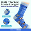 I Love My Dog & Maybe 3 People - Funny Unisex Socks