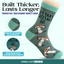 Let That Shiitake Go - Funny Unisex Socks - Mushroom, Yoga