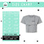 the size chart for a women's t - shirt