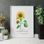 Sunflower - Watercolor Art Print
