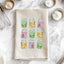 Pickling Jars Watercolor Dish Towels