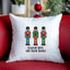 Crackin' Nuts - Funny Christmas Throw Pillow