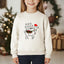 Fa La Llama - Christmas Kid's Sweatshirt - Oatmeal