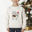 Fa La Llama - Christmas Kid's Sweatshirt - Oatmeal