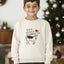 Fa La Llama - Christmas Kid's Sweatshirt - Oatmeal