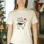 Fa La Llama - Christmas Mens/Unisex Tee - Oatmeal