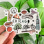 Chicago, IL Collage - Stickers