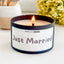 Just Married - Natural 100% Soy Wax Candle, 8oz