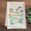 I'd Rather Be in the Garden Watercolor Dish Towels