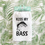 Kiss My Bass - Dish Towels - White or Gray
