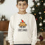 Meowy Christmas - Kid's Sweatshirt - Oatmeal