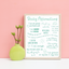 Daily Affirmations - Art Print