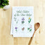 Wild Edibles Watercolor Dish Towels