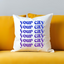 Your City - Customizable Ombre Throw Pillow