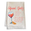 Aperol Spritz Watercolor Dish Towels