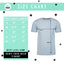 the size chart for a t - shirt