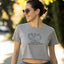 Bookmarks are for Quitters - Women's Crop Tee