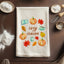 Cozy Season Watercolor Dish Towels