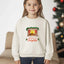 But the Fire is So Delightful - Christmas Kid's Sweatshirt - Oatmeal