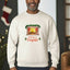 But the Fire is So Delightful - Unisex Christmas Sweatshirt - Oatmeal