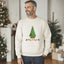 Merry & Bright - Unisex Christmas Sweatshirt - Oatmeal