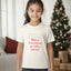 Merry Christmas Filthy Animal - Kid's Tee - Oatmeal