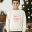 Merry Christmas Filthy Animal - Kid's Sweatshirt - Oatmeal