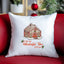 Most Wonderful Time - Watercolor Throw Pillow - Christmas Decor