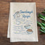 Sourdough Recipe Watercolor Dish Towels