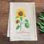 Sunflower Watercolor Dish Towels