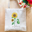 Sunflower - Watercolor Tote Bags
