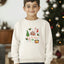 Warm & Cozy - Christmas Kid's Sweatshirt - Oatmeal