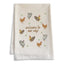 Welcome To Our Coop Watercolor Dish Towels