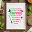 Colorful Wicked Inspired Kitchen Towels - Coffee Powers