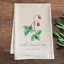 Wild Strawberry Watercolor Dish Towels