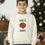 Gangsta Wrapper - Christmas Kid's Sweatshirt - Oatmeal