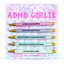 ADHD Girlie - Pen Set