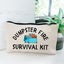 Dumpster Fire Survival Kit - Canvas Zipper Pouch