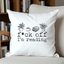 F*ck Off I'm Reading - Throw Pillow