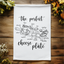 The Perfect Cheese Plate - Dish Towels - White or Gray