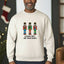 Crackin' Nuts - Funny Unisex Christmas Sweatshirt - Oatmeal