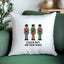 Crackin' Nuts - Funny Christmas Throw Pillow