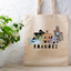 Roanoke, VA Skyline - Colorful Tote Bags - ROA