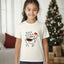 Fa La Llama - Christmas Kid's Tee - Oatmeal