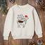 Fa La Llama - Christmas Kid's Sweatshirt - Oatmeal