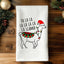 Fa La Llama - Colorful Christmas Hand Towel (Waffle)