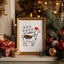 Fa La Llama - Art Print - Christmas Decor