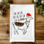 Colorful Christmas Kitchen Towels - Fa La Llama