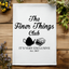 Finer Things Club - Dish Towels - White or Gray - The Office